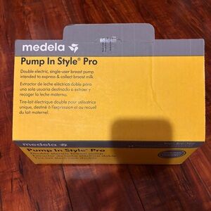 Medela Pump In Style Pro - Yellow and Gray Box